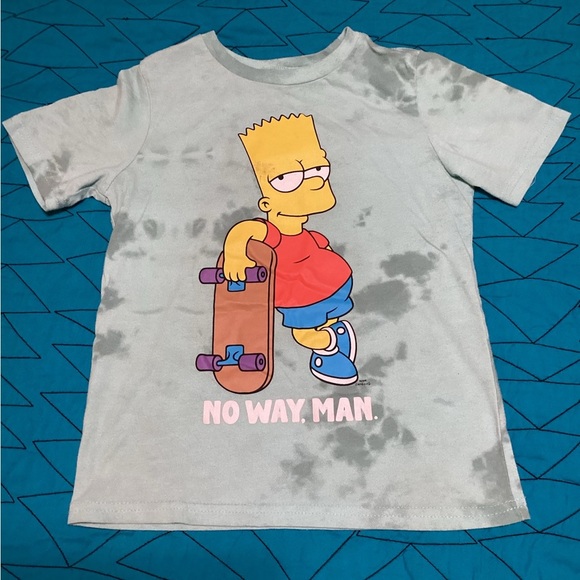 GUC‎ set of 2 tees. Skateboarding Bart Sz small - #839 - Picture 8 of 10